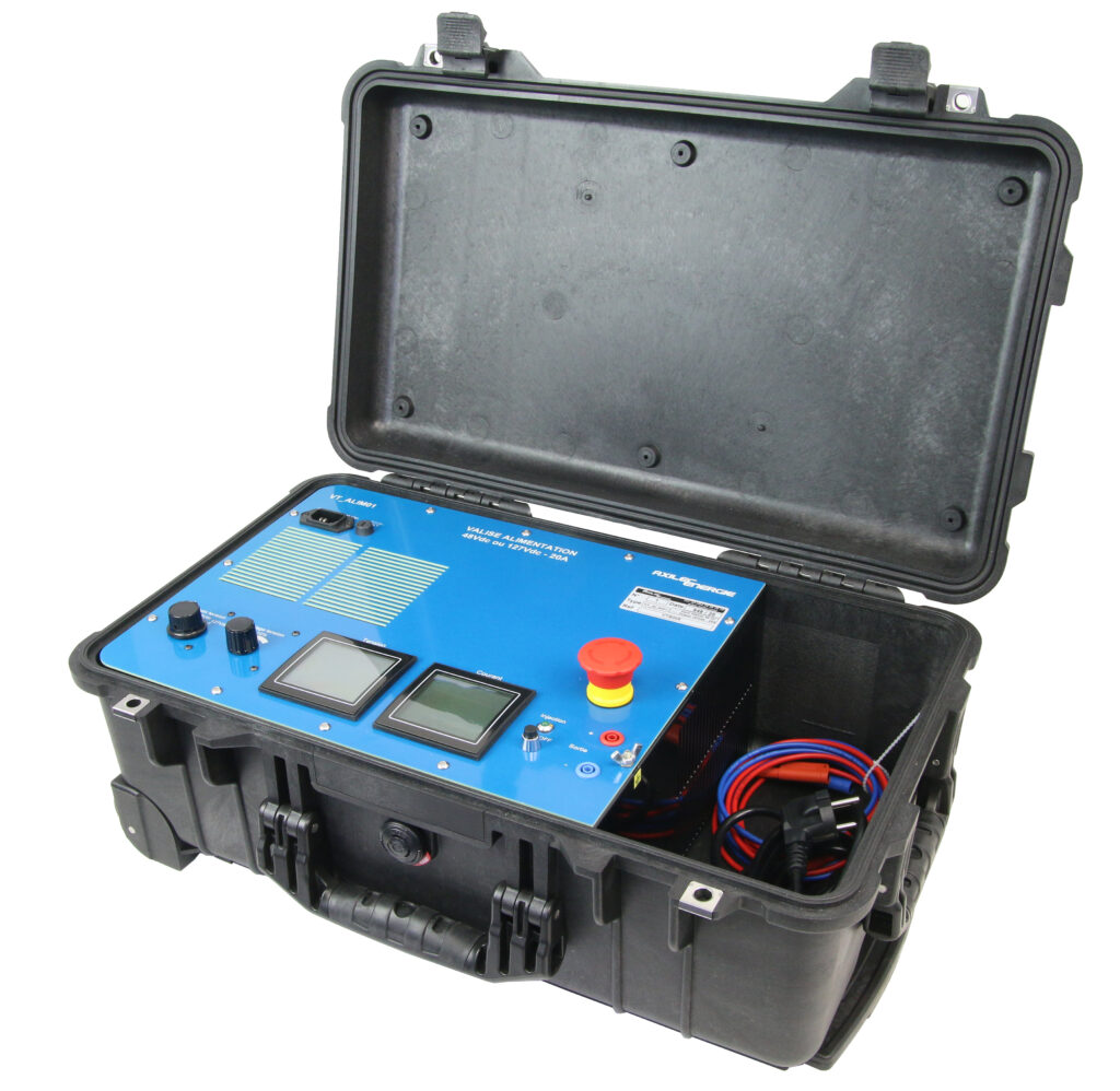 Valise d’énergie vt alim01 ouverte